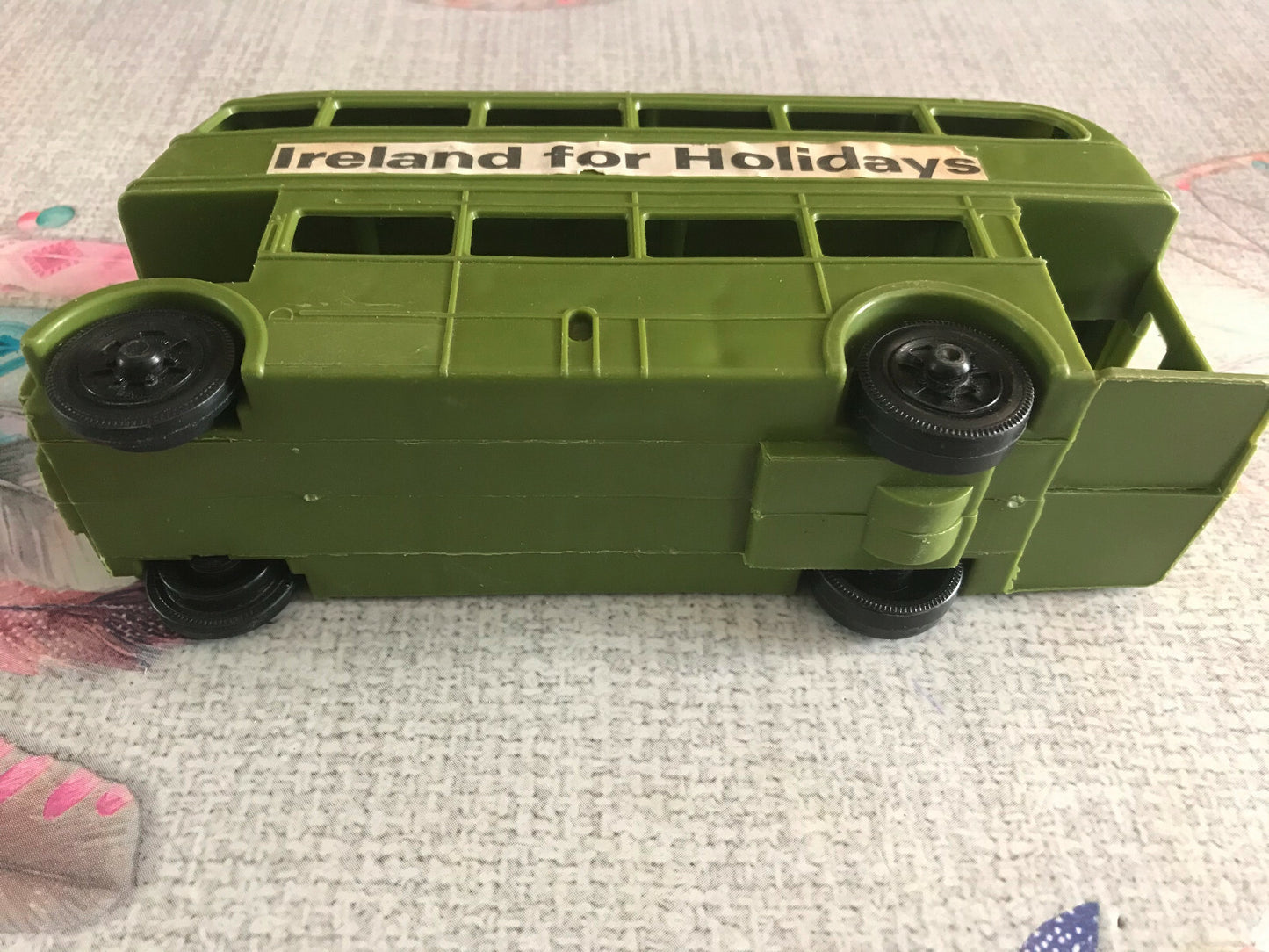 Jouet Ancien Plastique Car Bus Ireland for Holidays College Green 20cm environ
