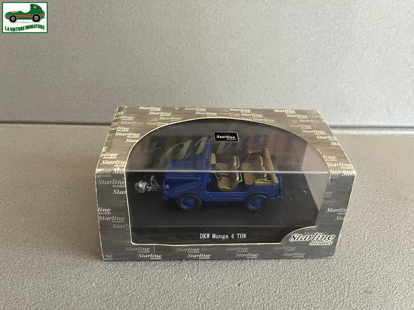 Voiture Miniature DKW Munga 4 THW Starline Models au 1/43