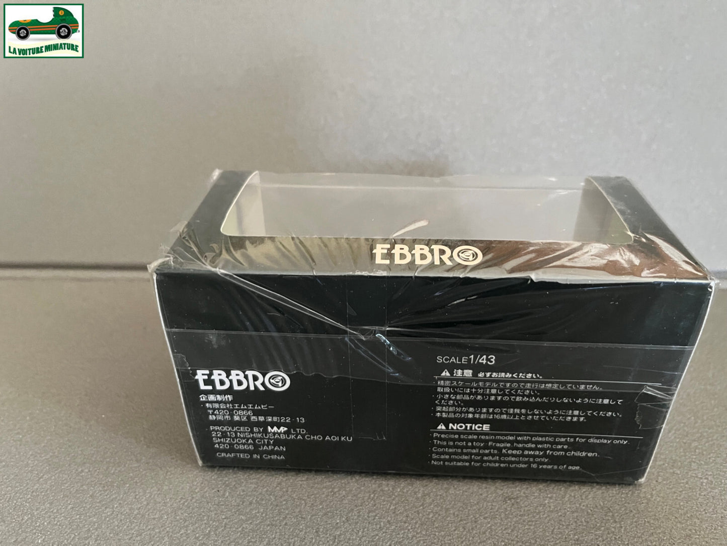 Voiture Miniature RQ Coniglio Debut Race Ebbro au 1/43
