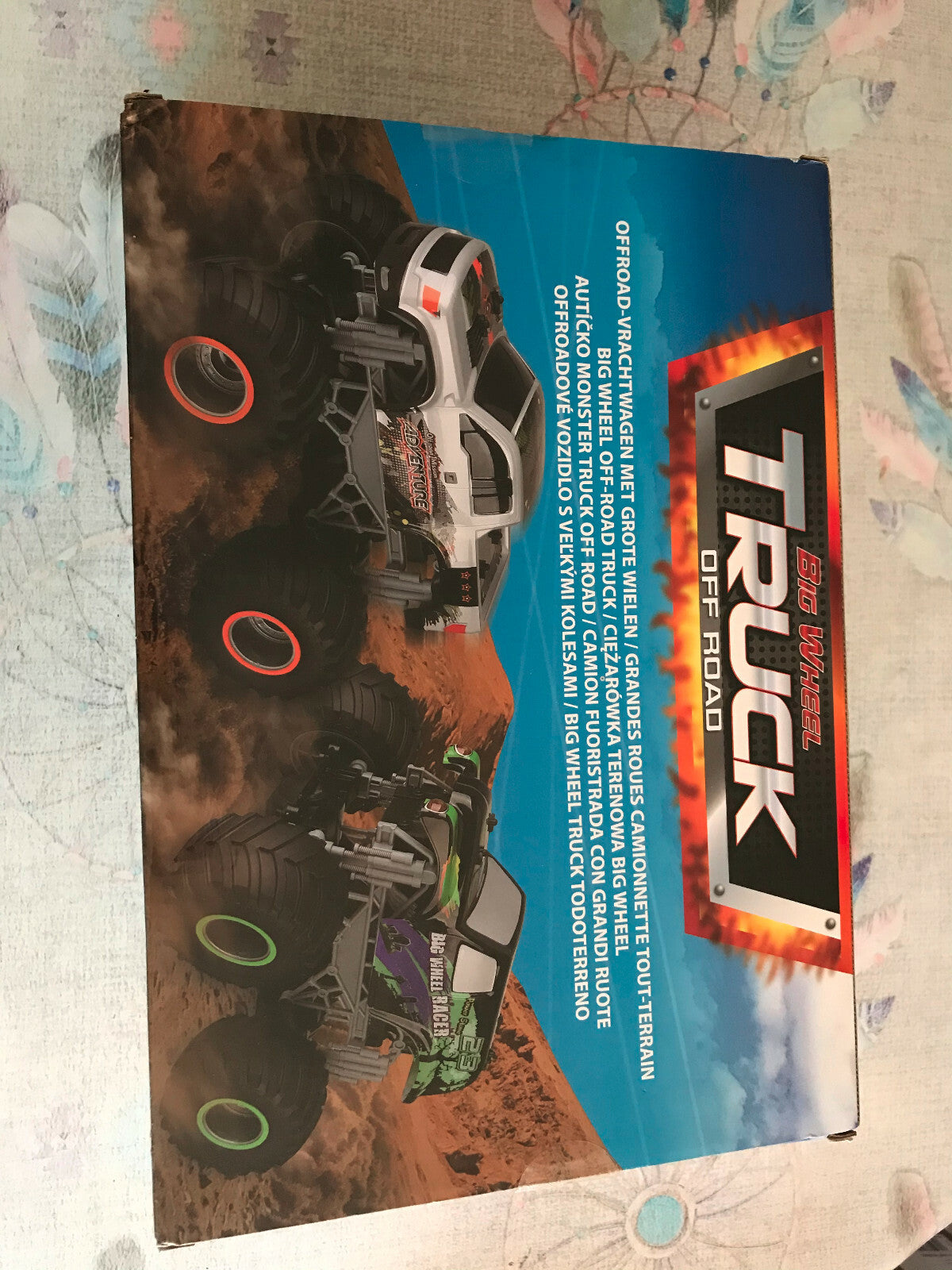 Voiture Miniature Radiocommandée Monster Truck Big Wheel Off Road 2,4ghz