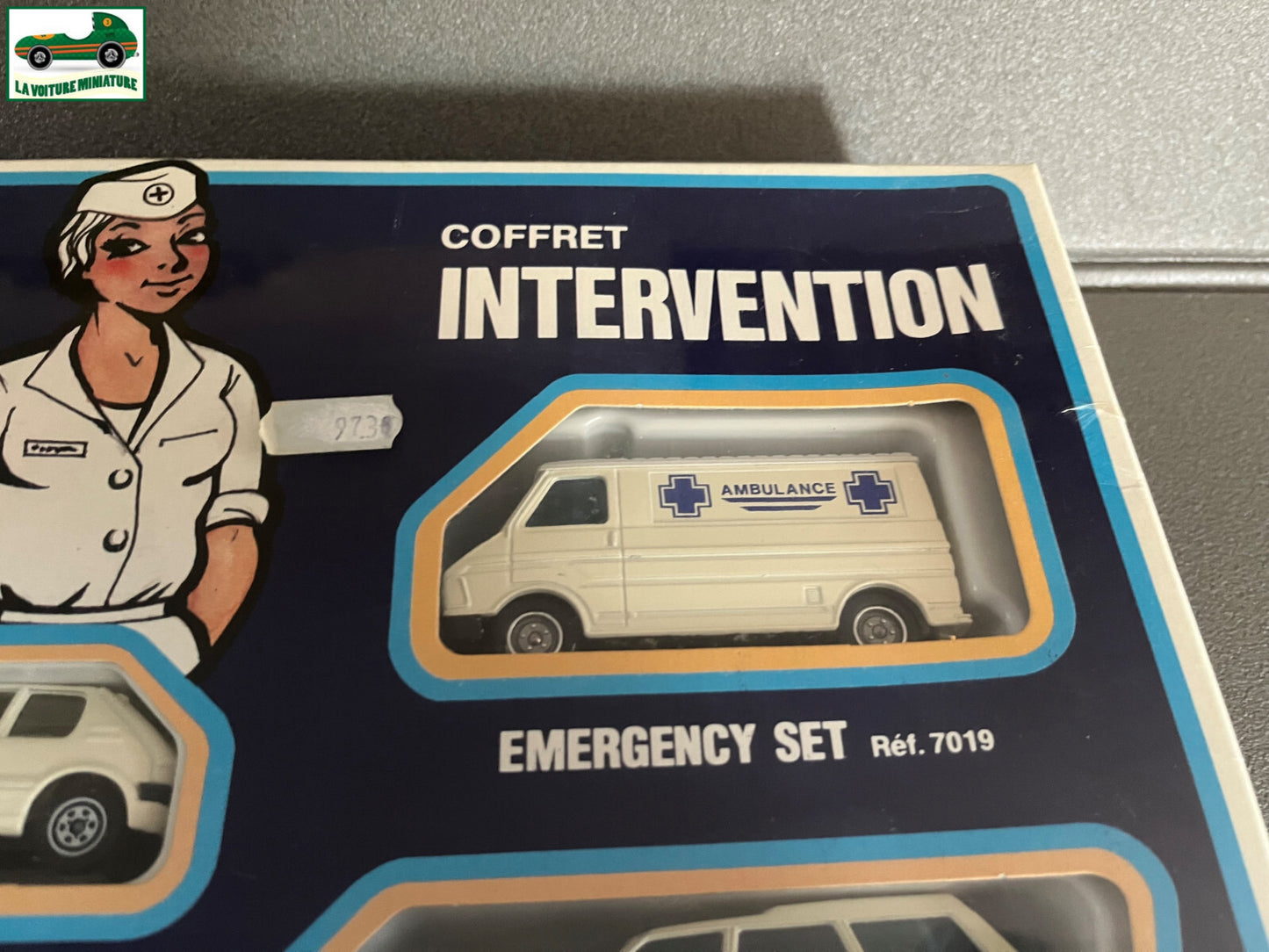 Voiture Miniature Coffret Intervention Solido Emergency Set Ref 7019 France 1/43