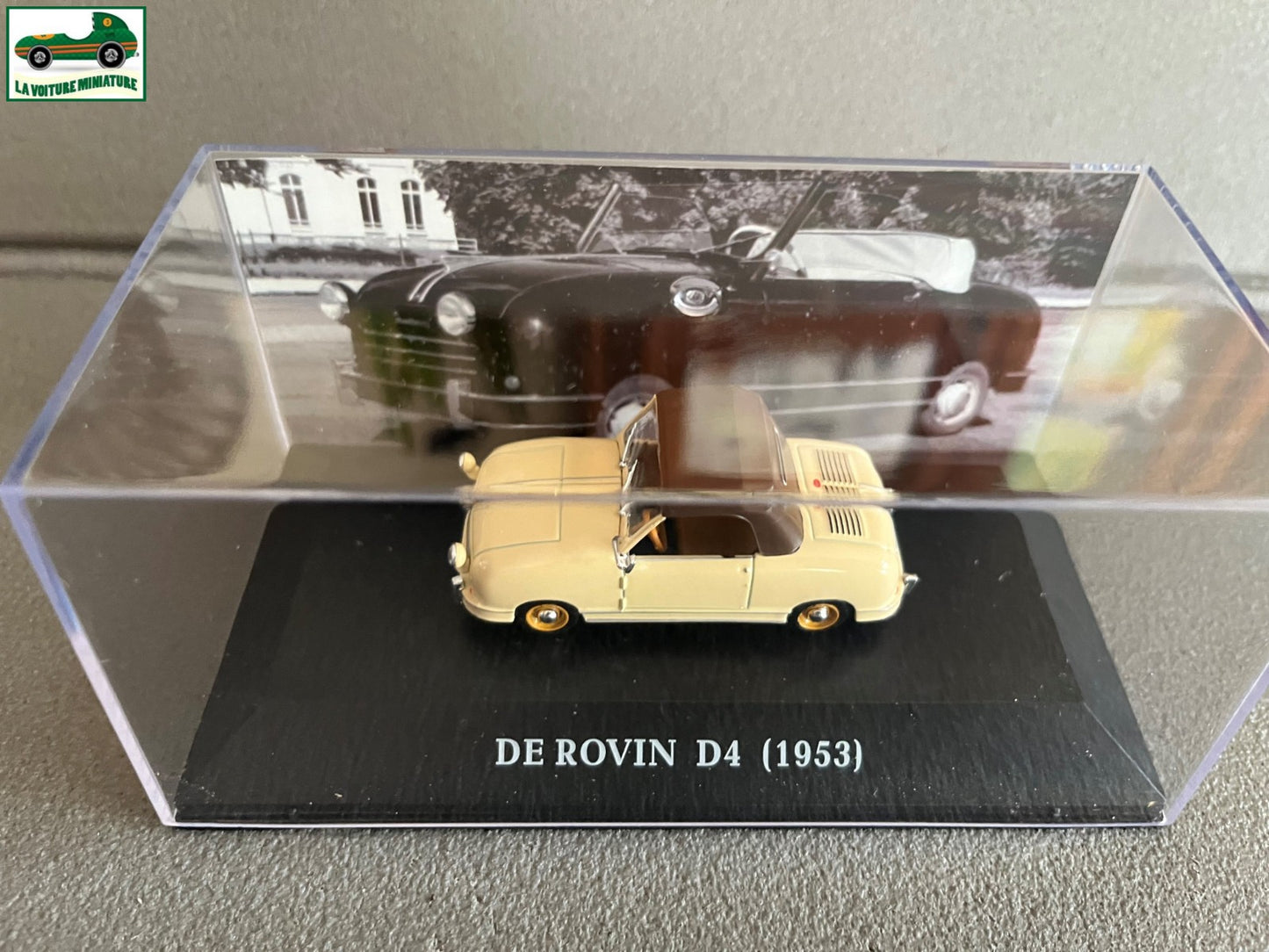 Voiture Miniature De Rovin D4 1953 Micro-Voitures D'Antan Altaya 1/43