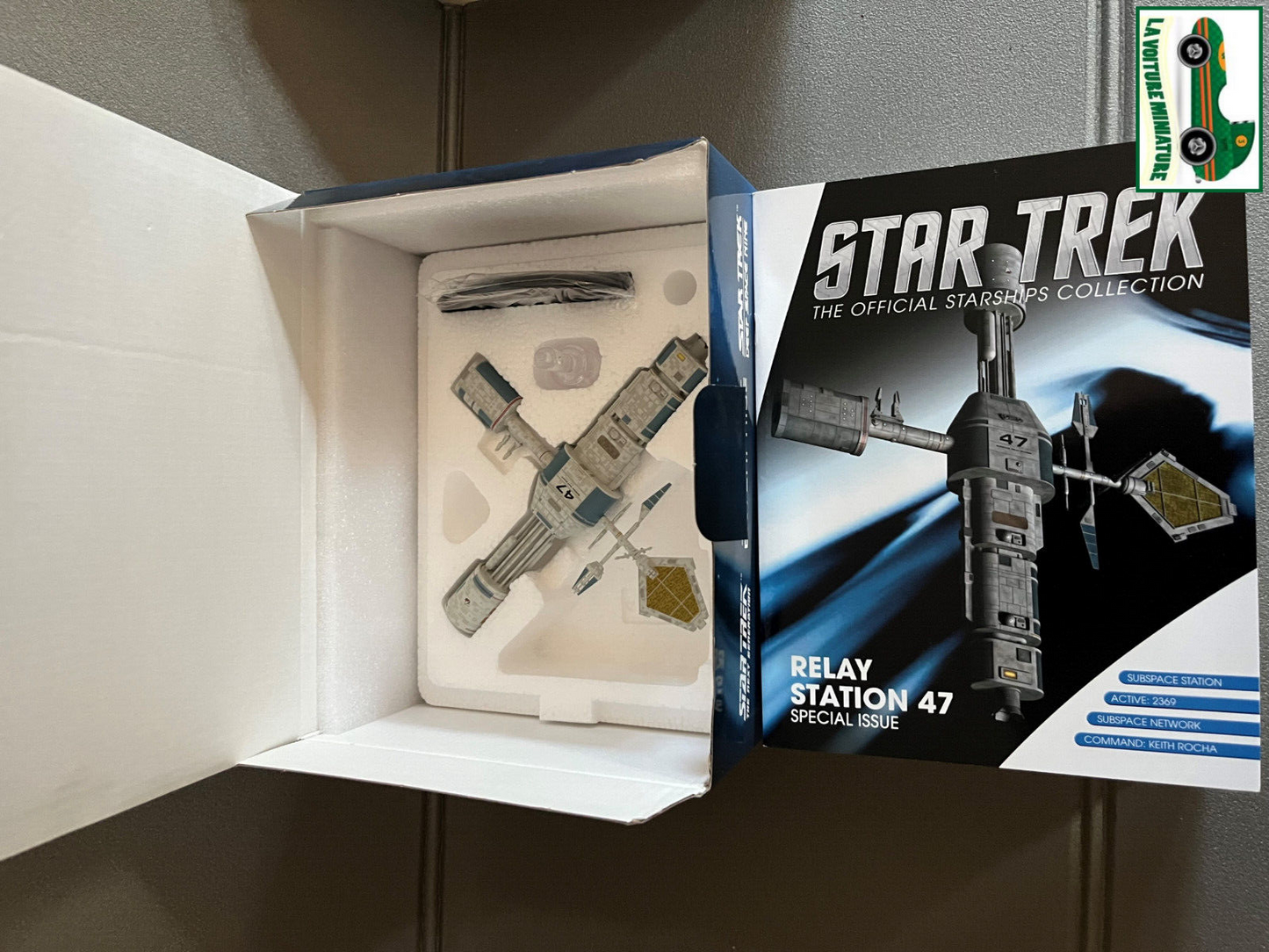 Vaisseau Spatial Miniature Relay Station 47 Star Trek Eaglemoss Hero
