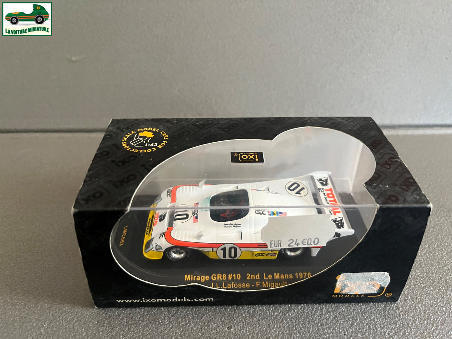 Voiture miniature Mirage GR8 2nd Le Mans 1976 Ixo au 1/43