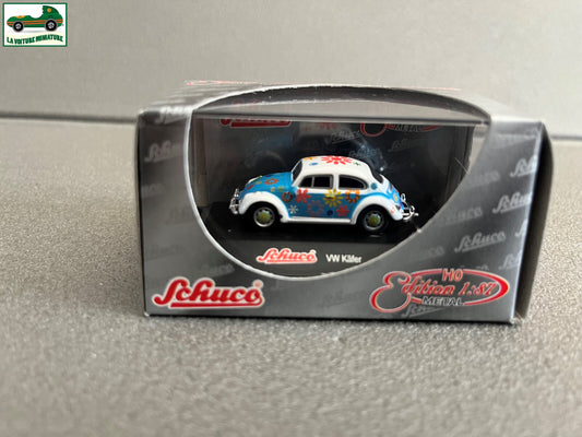 Voiture Miniature Volkswagen VW Kafer Coccinelle Hippies Schuco 1/87 HO