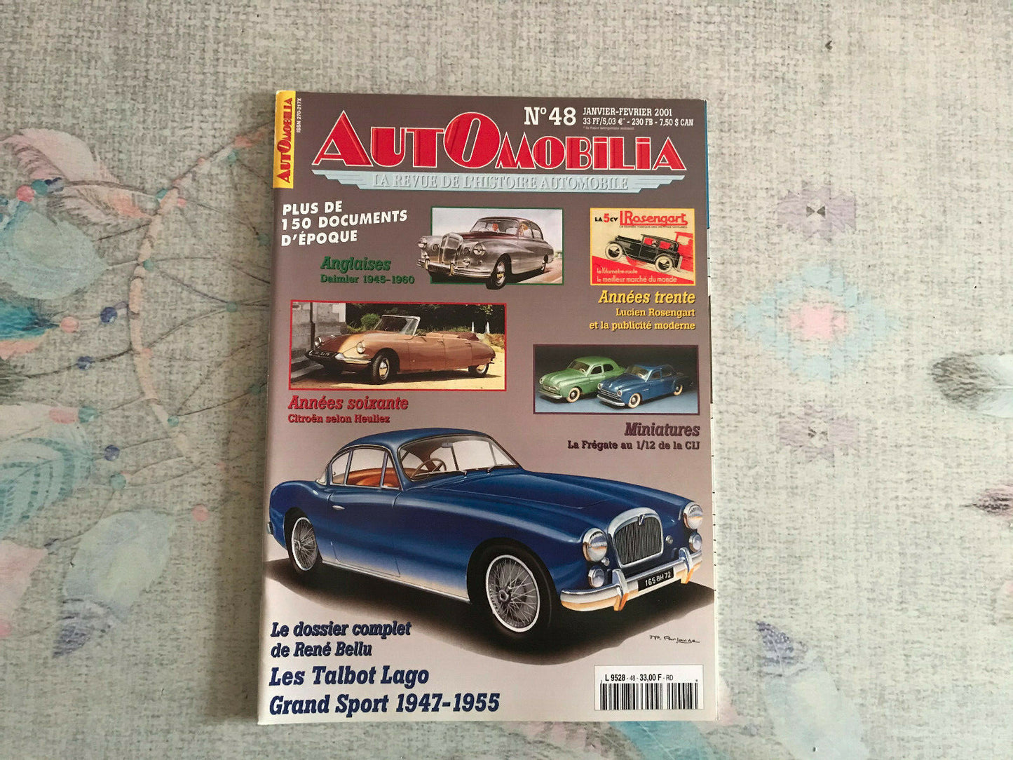 Livre Revue Voiture Automobile Automobilia N°48 2001