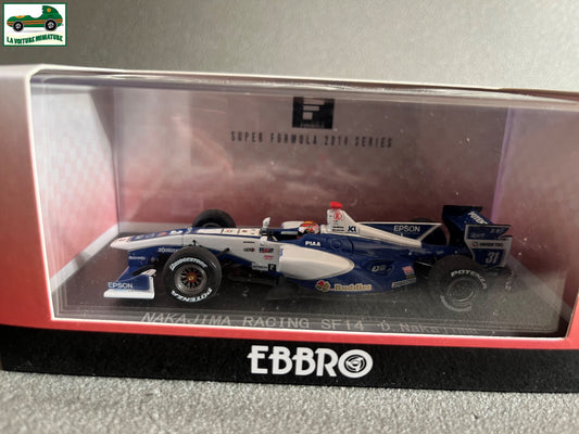 Voiture Miniature Nakajima Racing SF14 Formula 2014 F1 Ebbro au 1/43