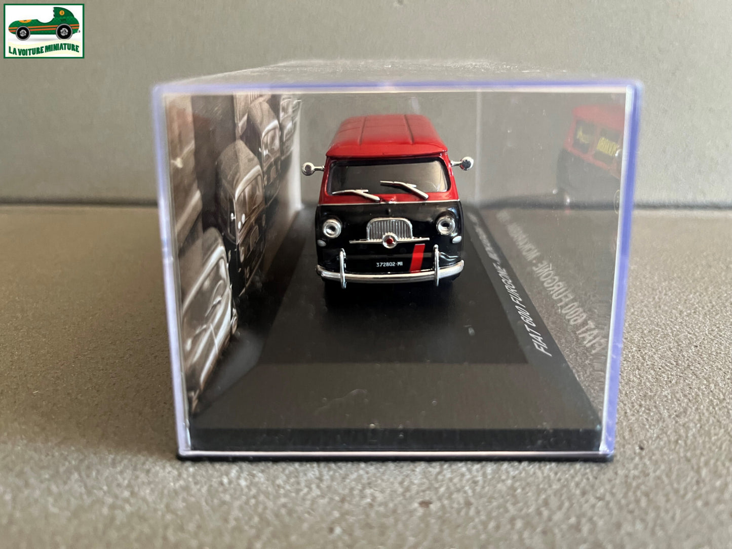 Voiture Miniature Fiat 600 Furgone Mokarabia 1958 au 1/43