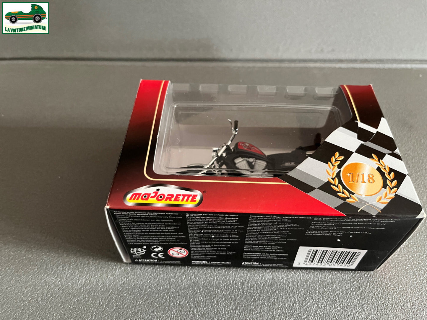Moto miniature Honda Steed 600 Majorette au 1/18