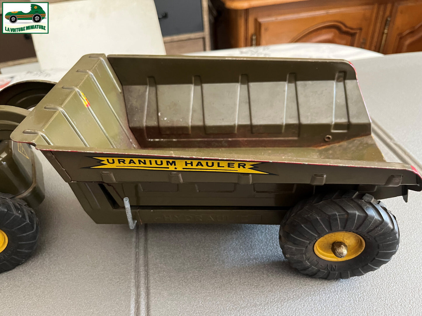 Ancien Jouet Miniature Camion Semi Remorque Nylint Toys Uranium Hauler USA 2700