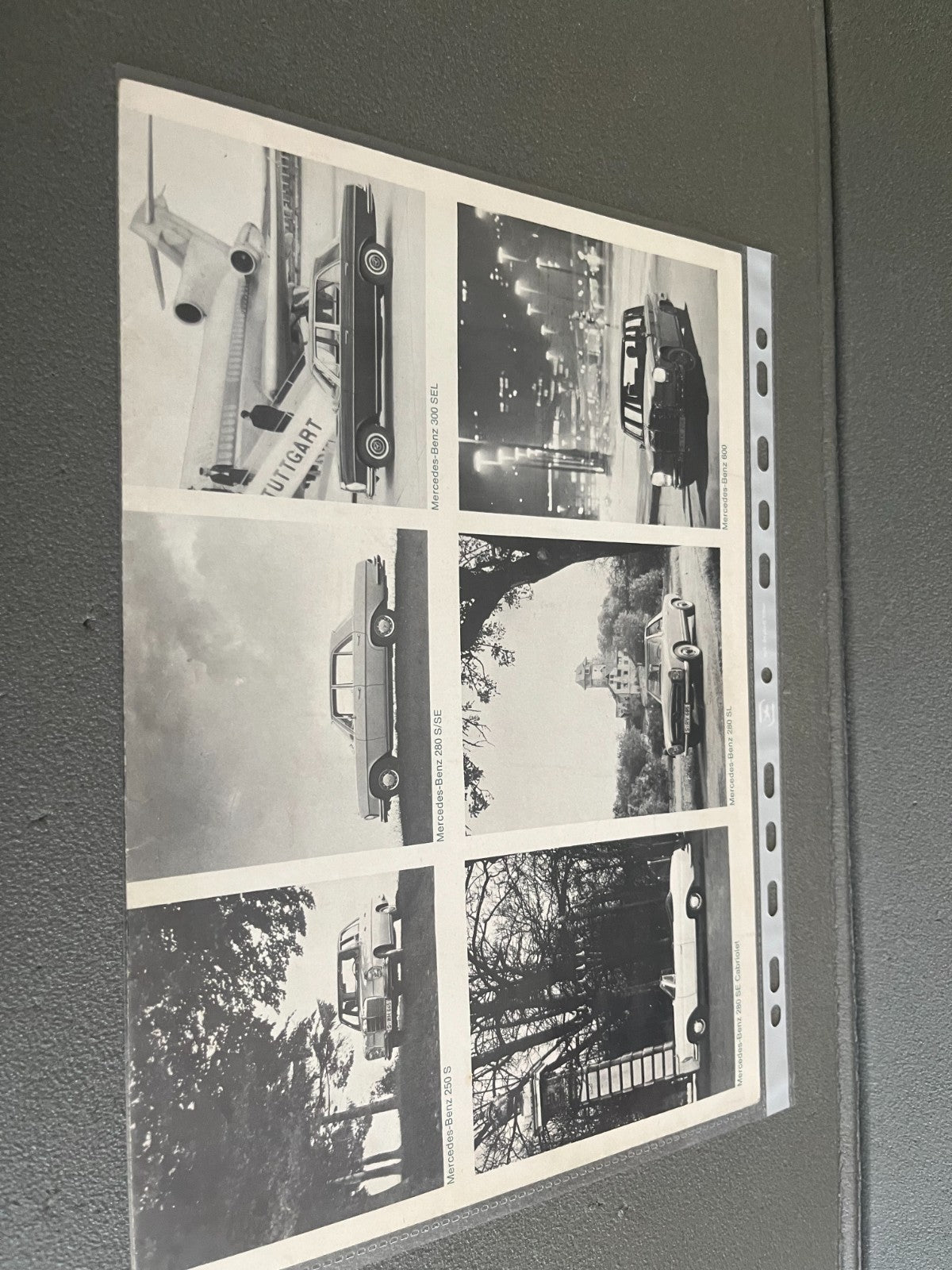 Ancien Dépliant Brochure Documentation Automobile Programme Genève 1968 Mercedes