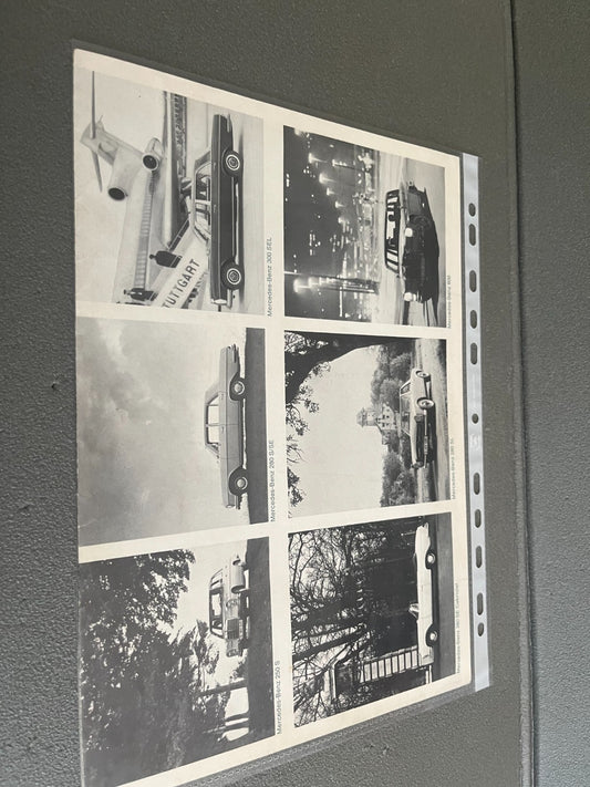 Ancien Dépliant Brochure Documentation Automobile Programme Genève 1968 Mercedes