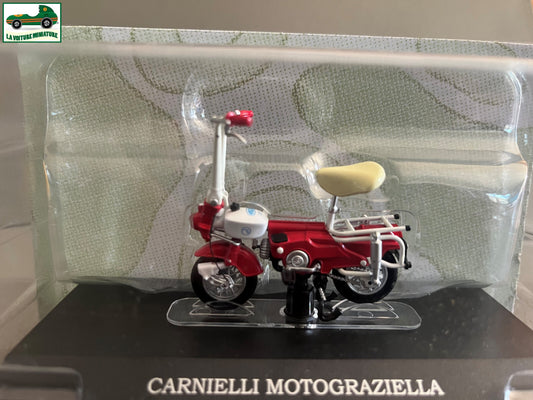 Moto Cyclomoteur miniature Carnielli Motograziella Leo Models 1/18