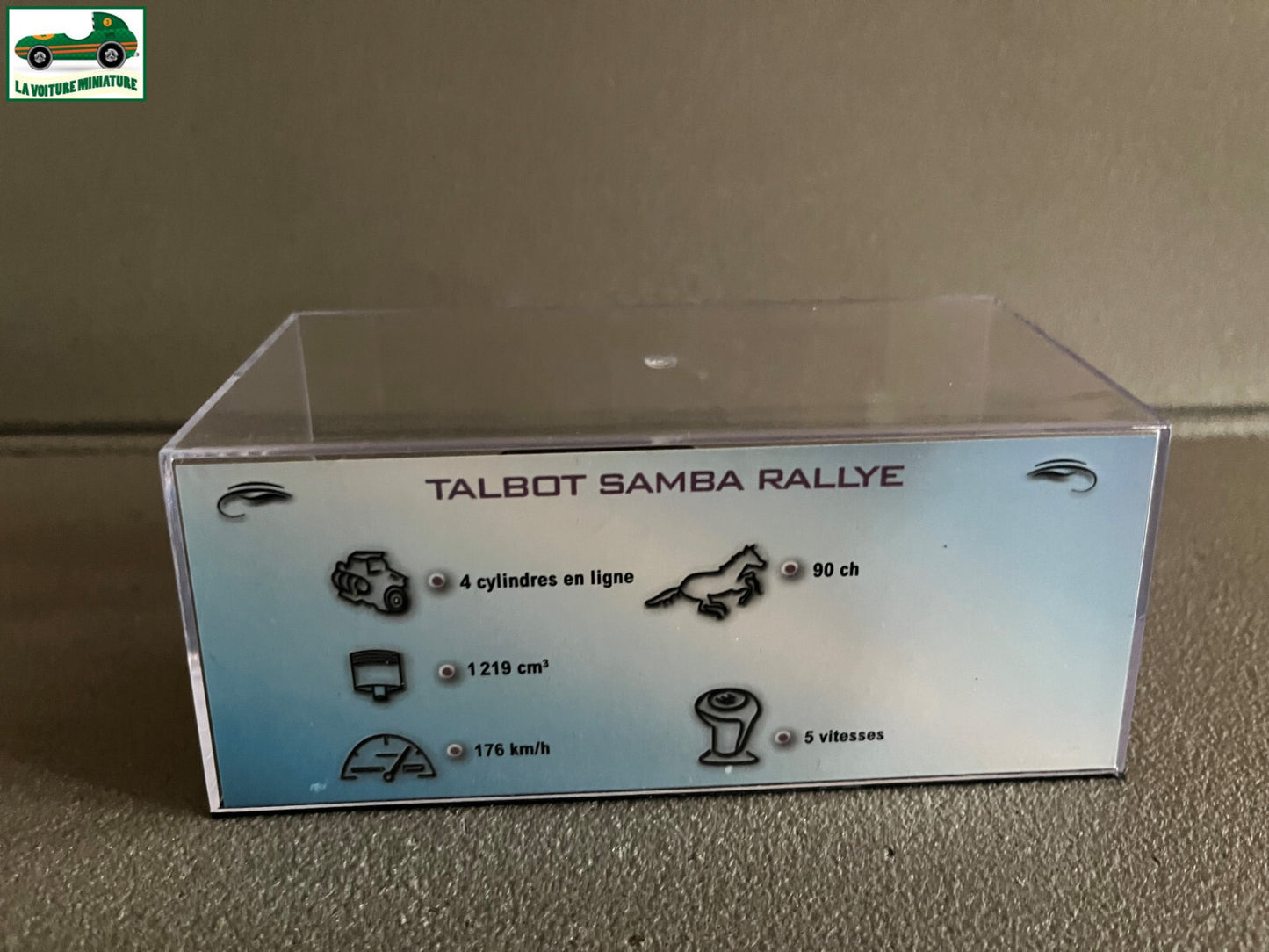 Voiture Miniature Talbot Samba Rallye 1984 au 1/43 Ixo Altaya