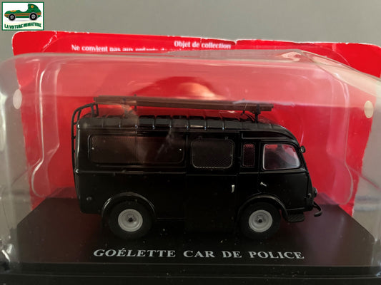 Voiture Miniature Camion Renault Goélette Car de Police Hachette 1/43