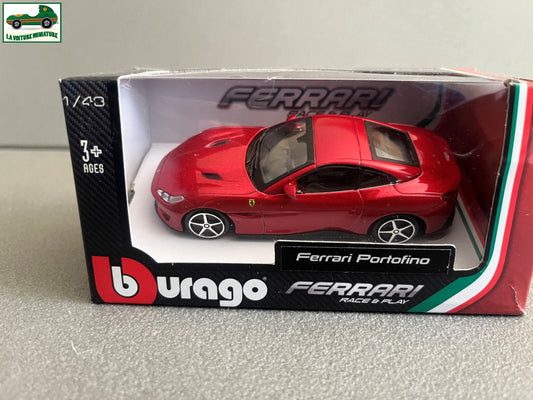 Voiture miniature Collection Ferrari Portofino Burago 1/43
