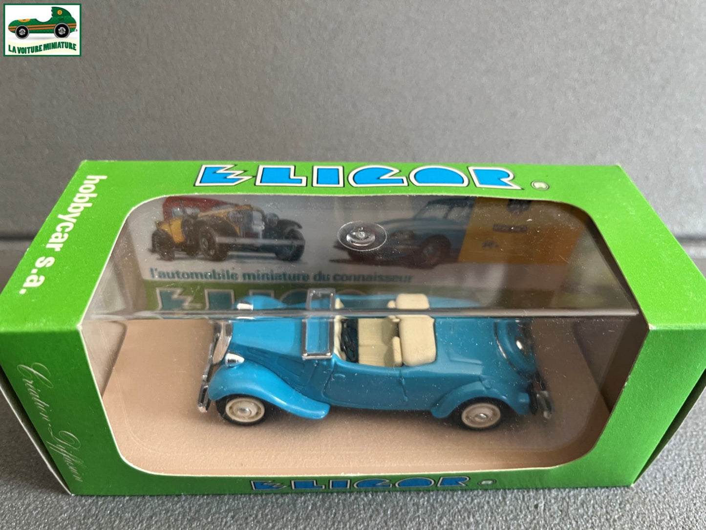 Voiture Miniature Citroen Traction 1938 11 BL Découvert Eligor France au 1/43