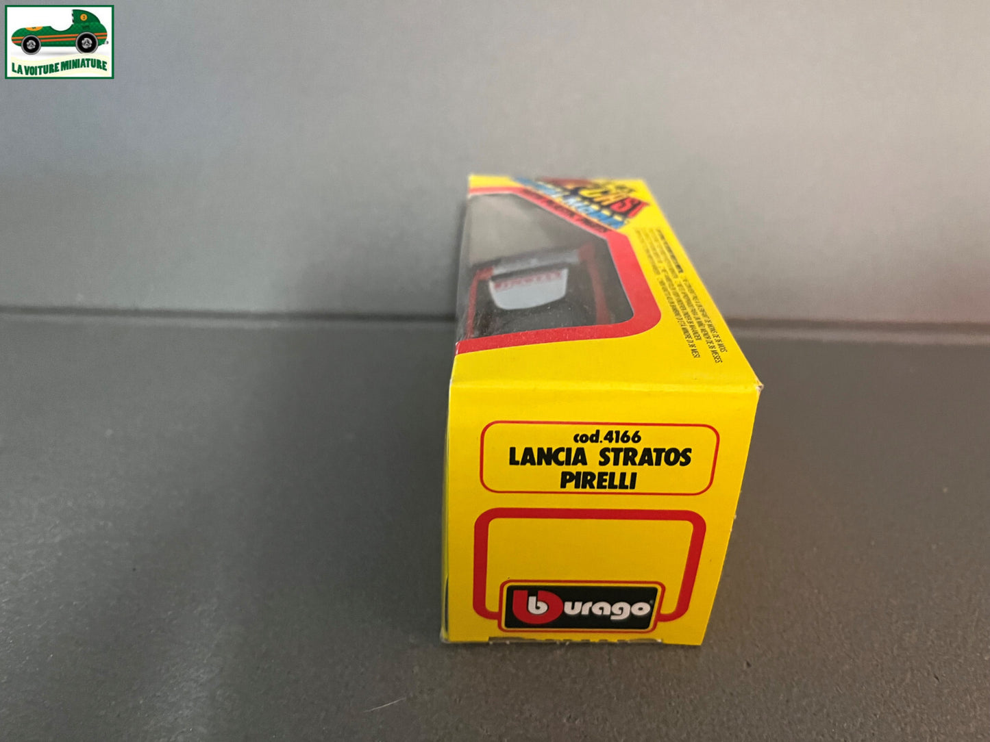 Voiture miniature Lancia Stratos Pirelli cod. 4166 Burago au 1/43