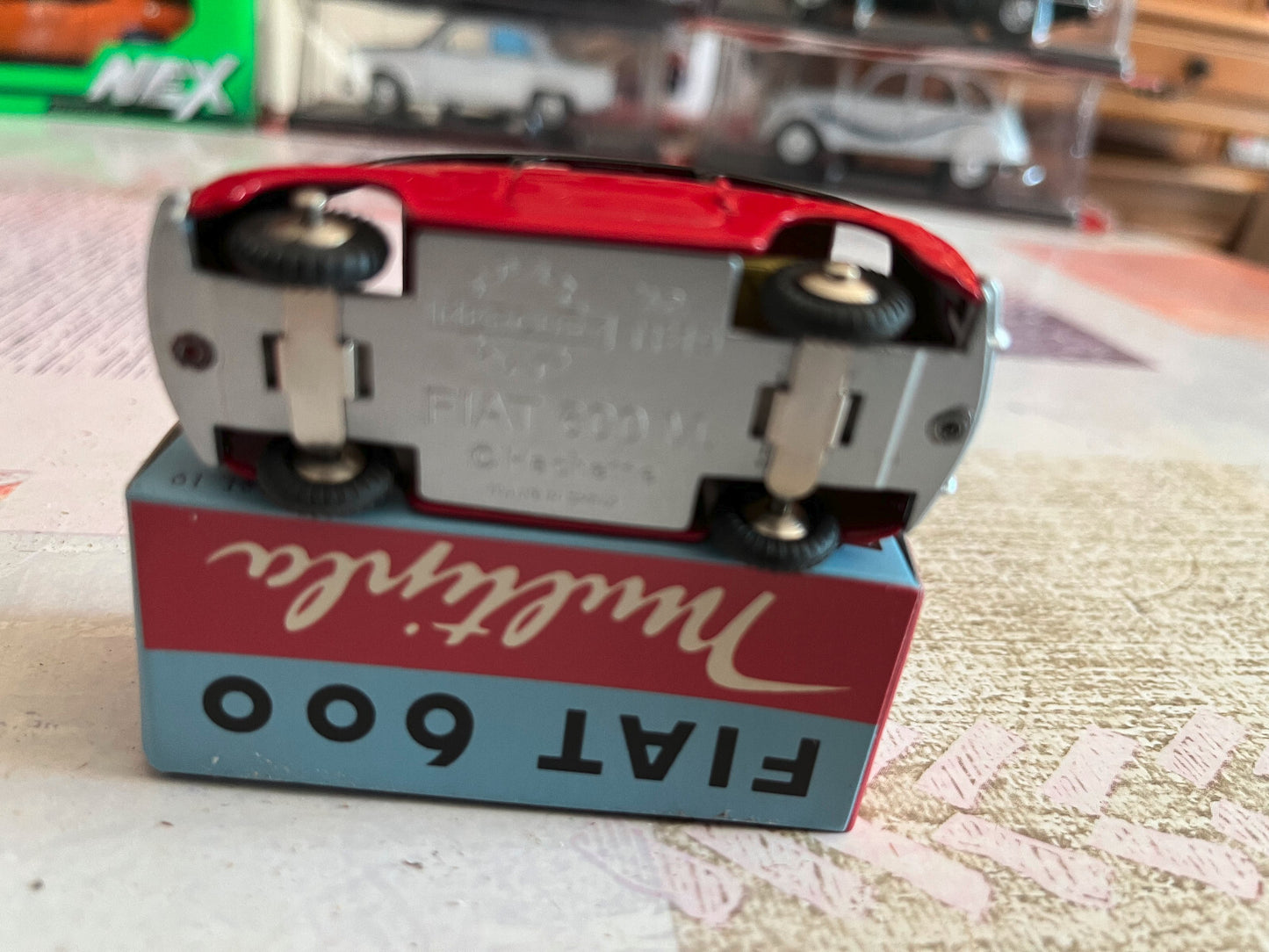 Voiture miniature Fiat 600 Multipla Mercury Hachette 1/48 1/43 Dinky