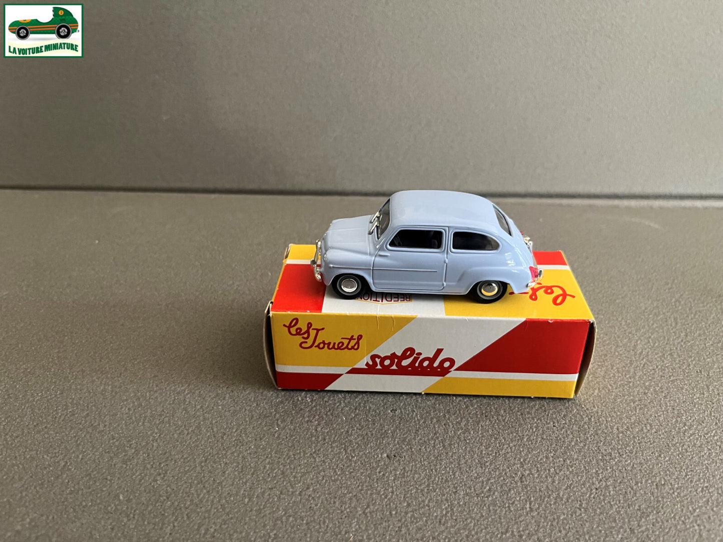 Voiture Miniature Fiat 600D 1963 Solido Hachette 1/43