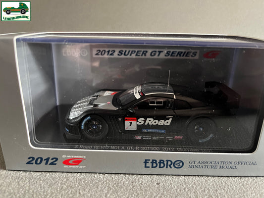 Voiture Miniature S Road Reito Mola GT-R SGT500 2012 Ebbro au 1/43