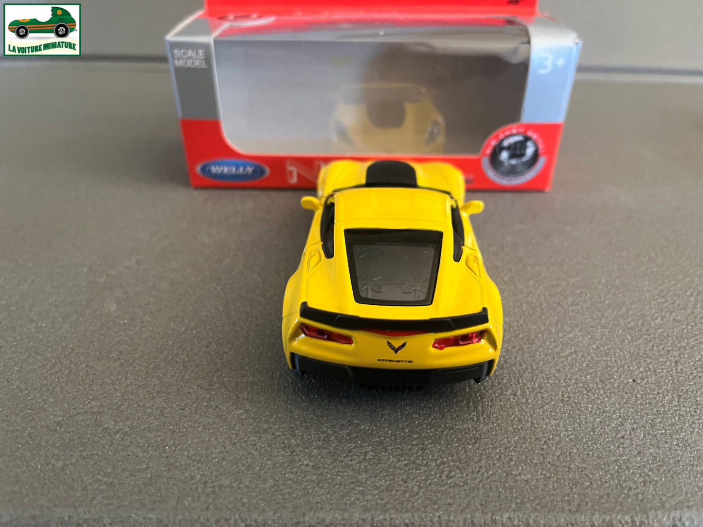 Voiture miniature Chevrolet Corvette Z06 2017 Welly 1/34 - 1/36 - 1/39