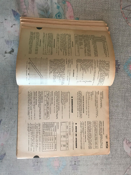 Livre Revue Technique Automobile Citroen Utilitaire Camion 350 370 450