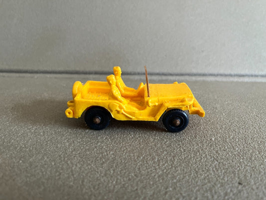 Voiture Miniature Ancien Jeep Willys Tomte Lardal Norway Plastique Gomme