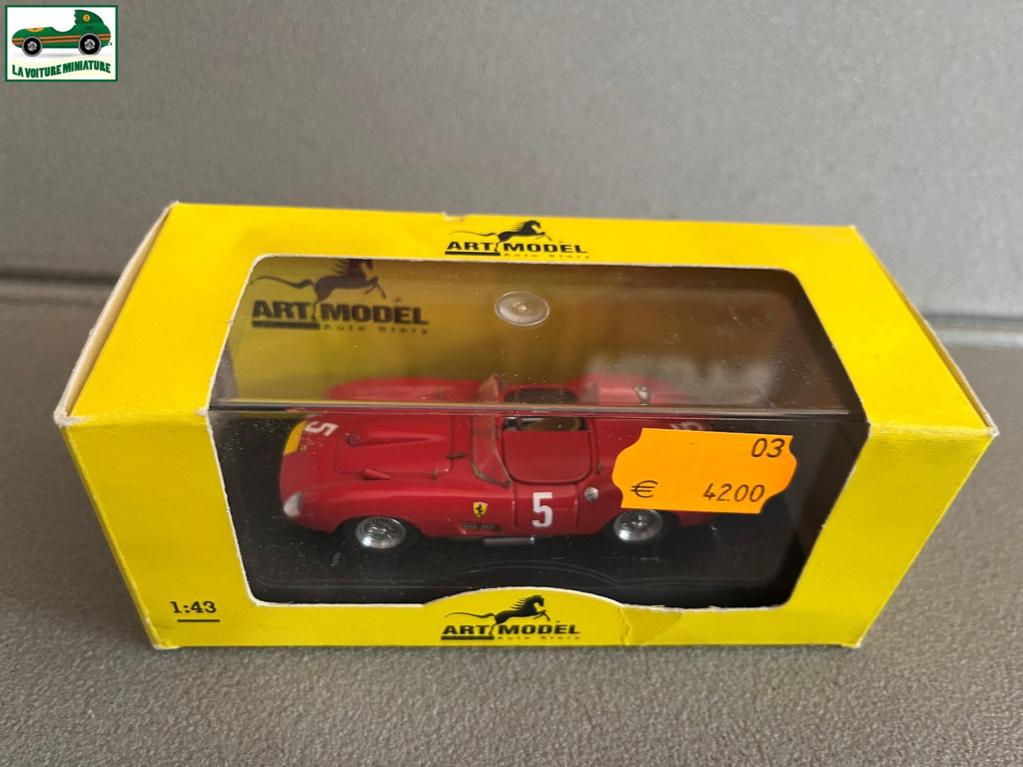 Voiture Miniature Ferrari 315 S Nurburgring 1957 ArtModel au 1/43