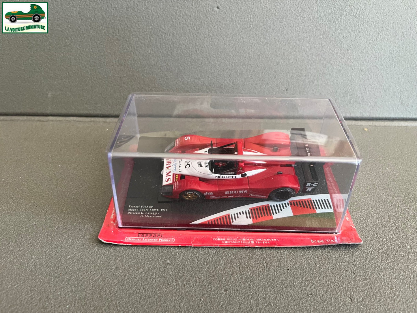 Voiture miniature Collection Ferrari F333 SP Magny Cours SRWC 1999 1/43