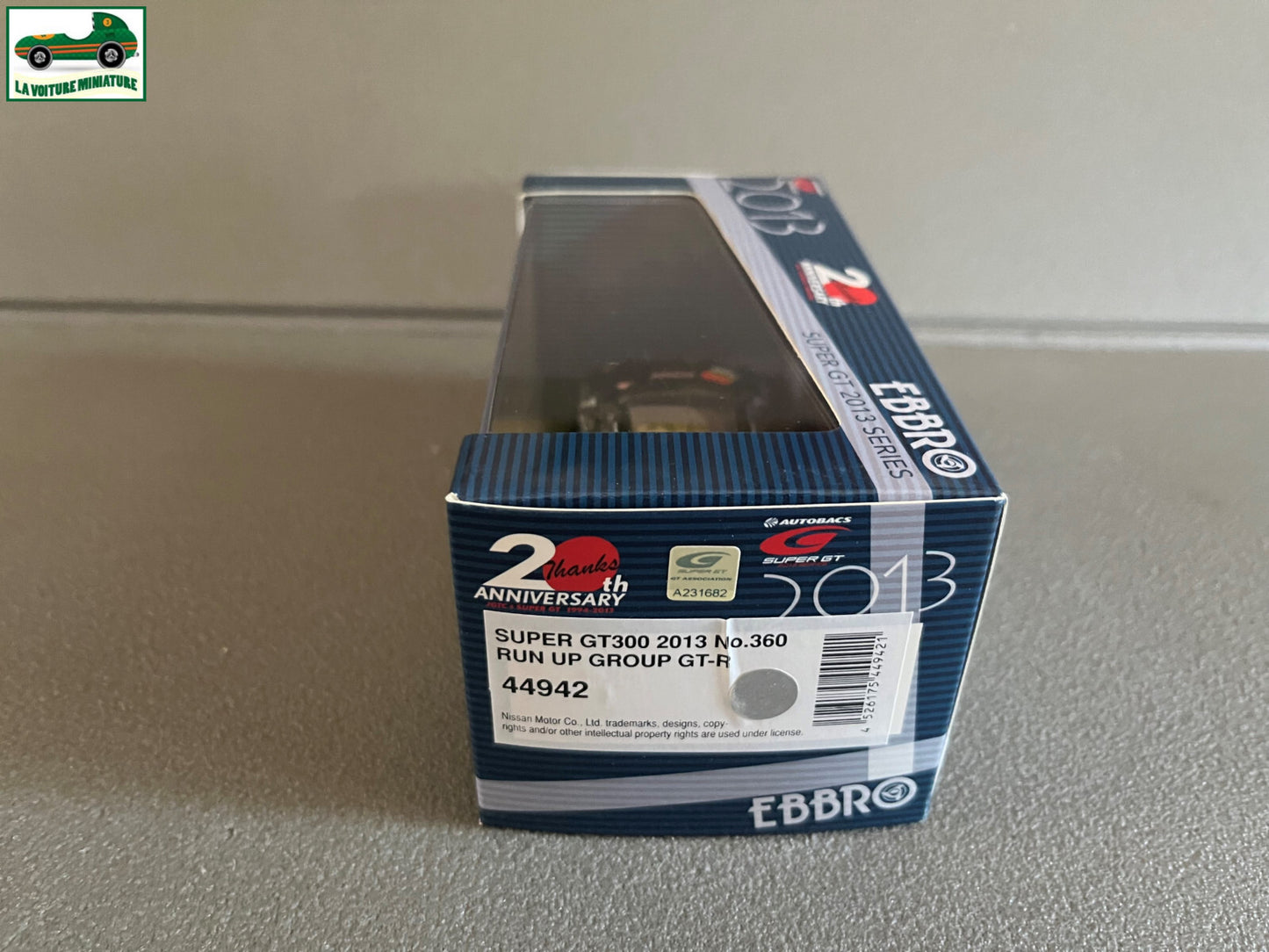 Voiture Miniature Run Up Group GT-R Super GT300 2013 Ebbro au 1/43