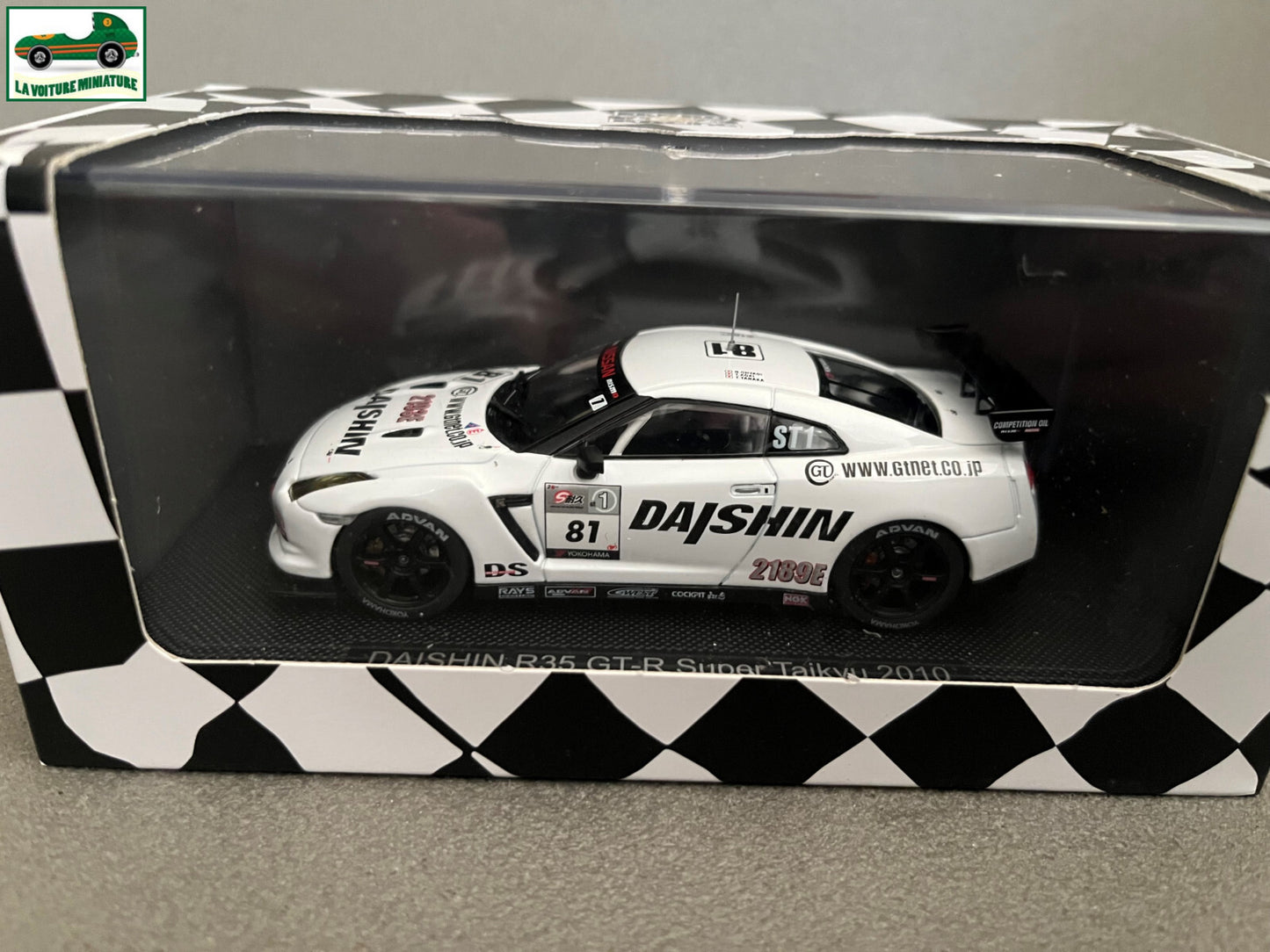 Voiture Miniature Daishin R35 GT-R Super Taikyu 2010 Ebbro au 1/43