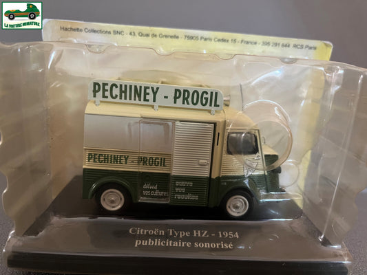 Voiture Miniature Citroen Type HZ 1954 Pechiney Eligor Hachette 1/43
