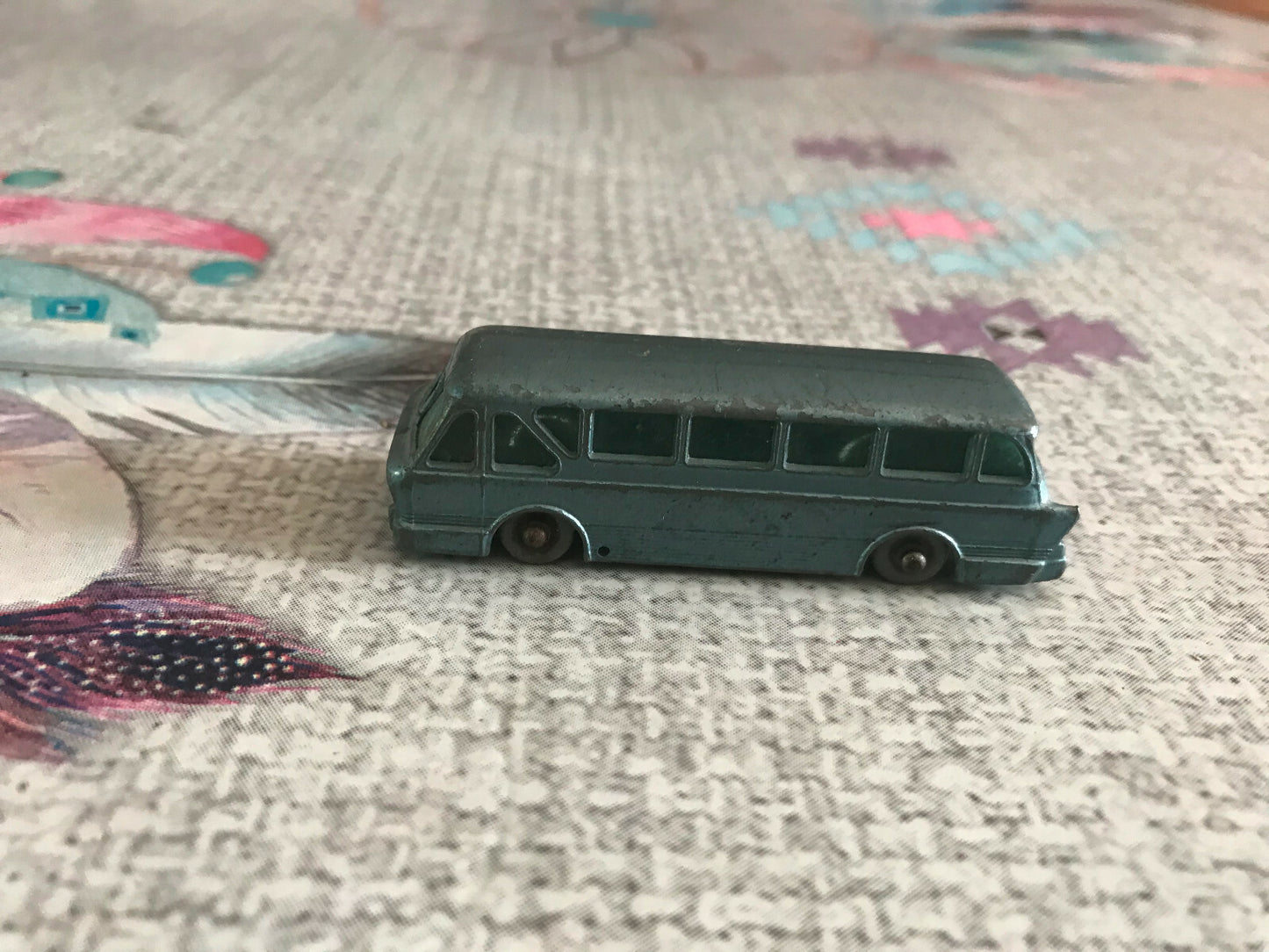 Voiture Miniature Bus Autobus Leyland Royal Tiger Coach Lesney Made In England