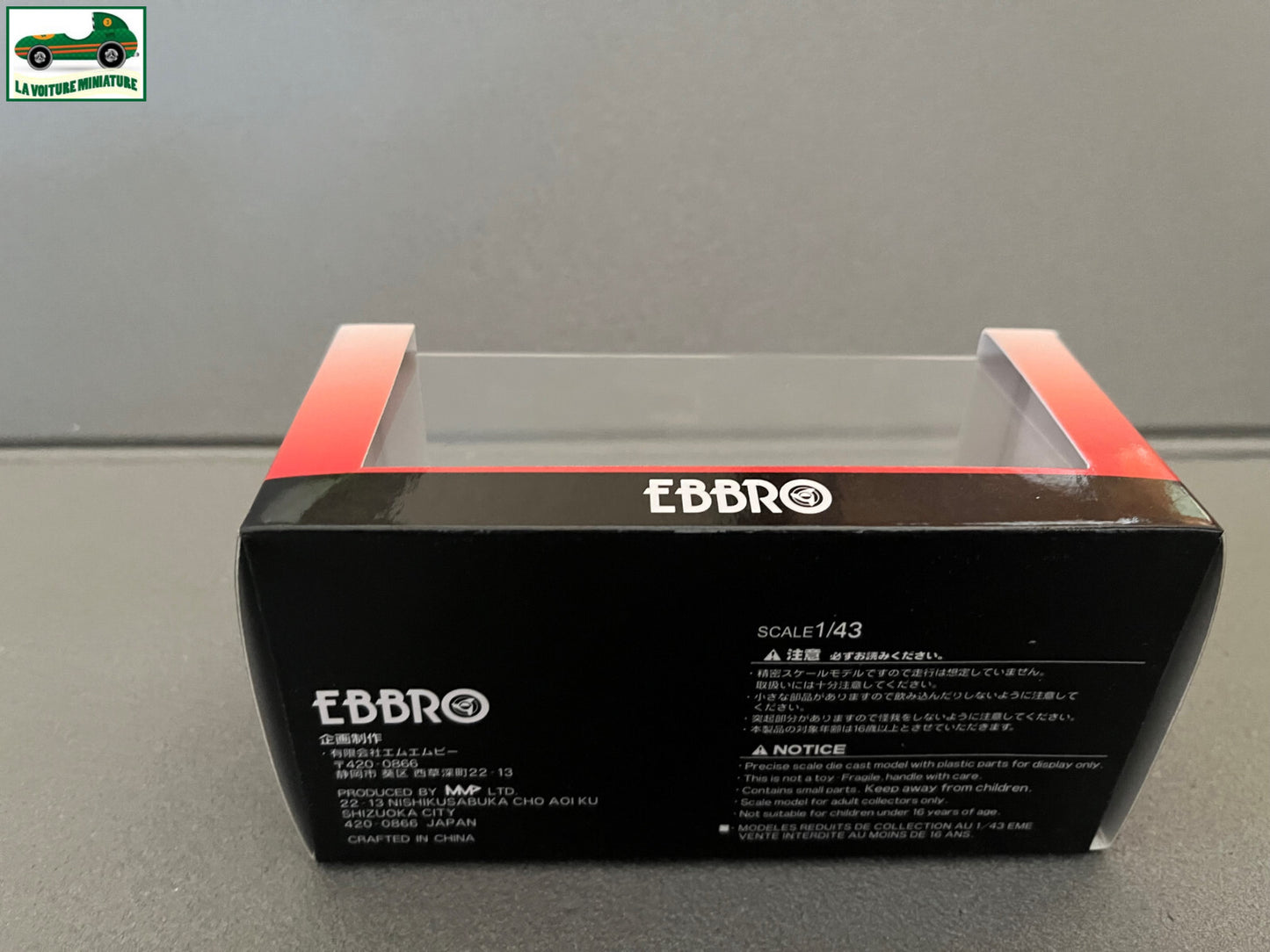 Voiture Miniature Shake Down Toyota SF14 Super Formula 2014 F1 Ebbro au 1/43