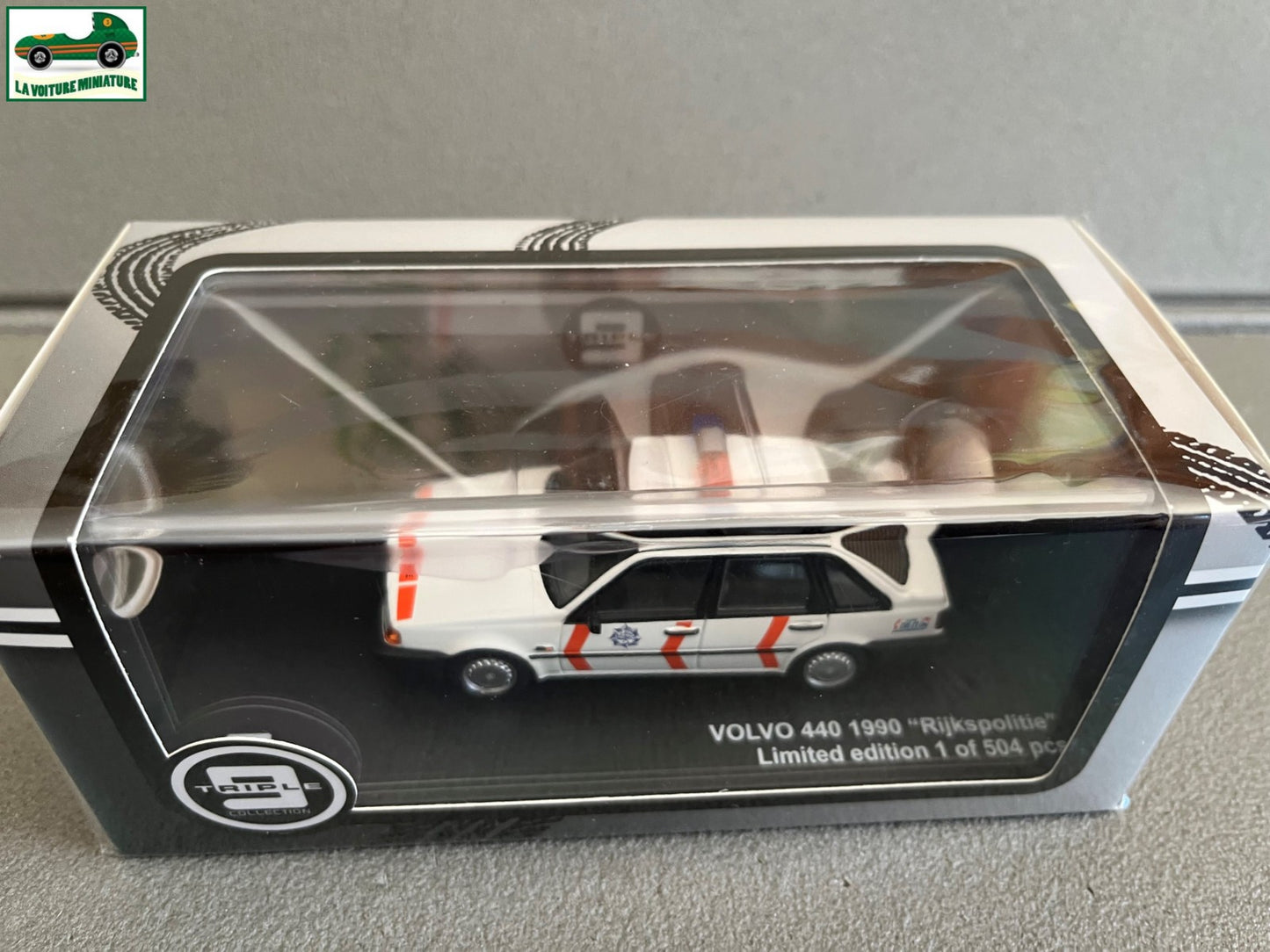 Voiture Miniature Volvo 440 1990 Police Triple 9 au 1/43