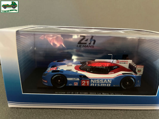 Voiture Miniature Nissan GT-R LM Nismo Le Mans 24 heures 2015 Ebbro Le Mans 1/43