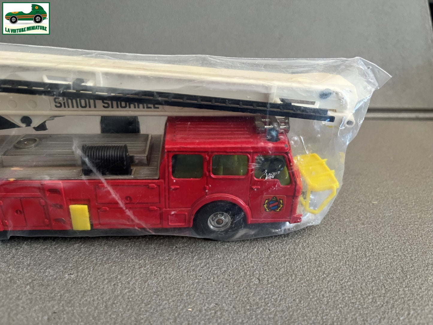 Ancienne Miniature Camion Pompiers Simon Snorkel Corgi Défauts