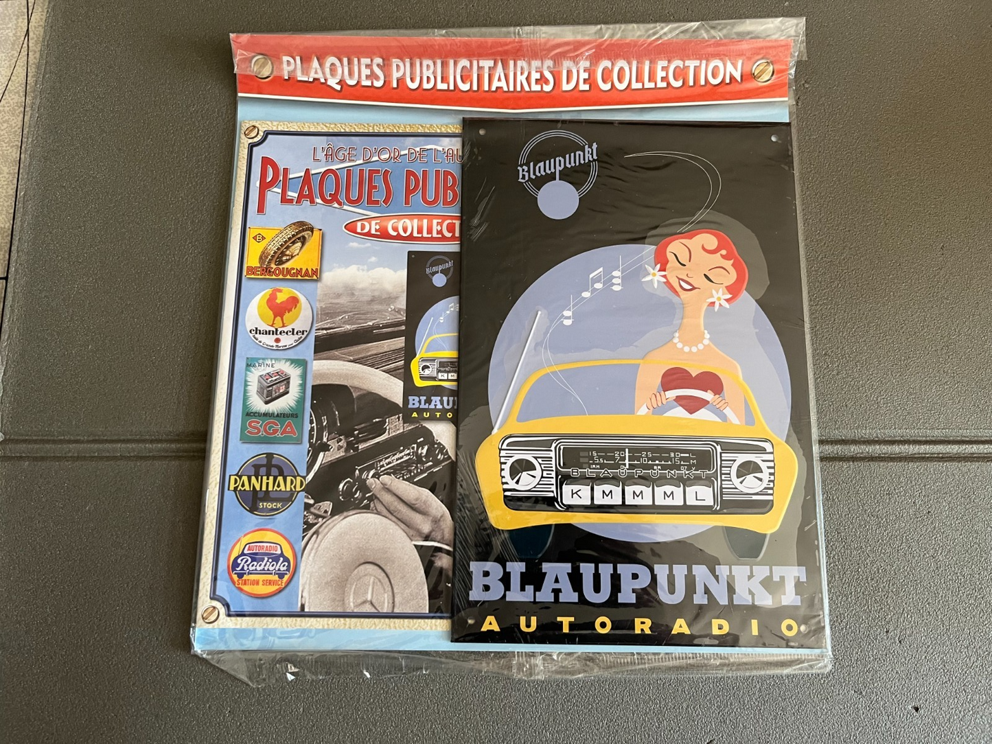 Plaque Métal Voiture Automobile Publicitaire Collection Blaupunkt Autoradio