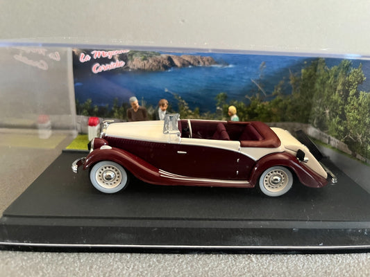 Voiture Miniature Salmson S4E Etape 38 La Route Bleue RN7 1/43