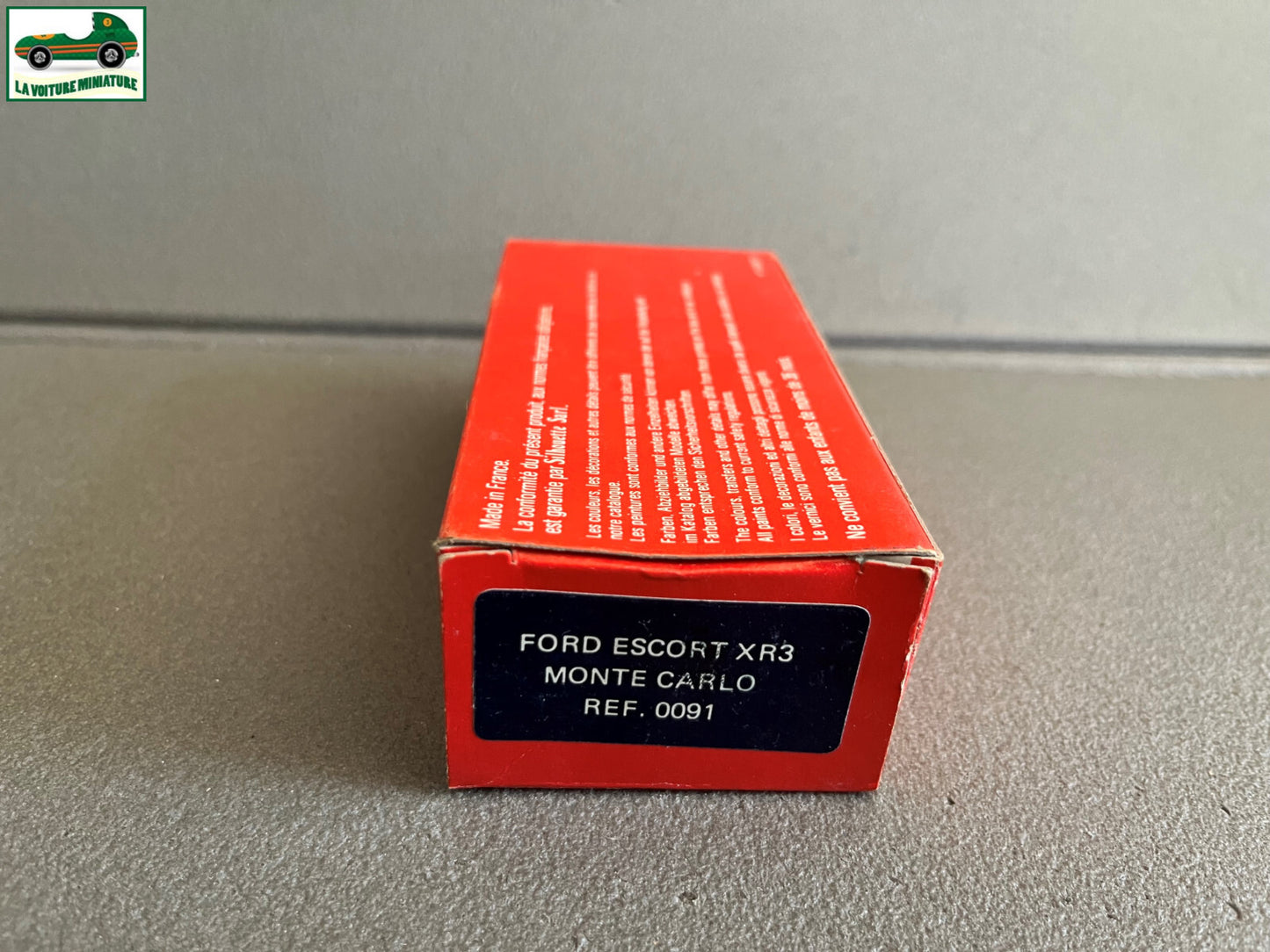 Voiture Miniature Kit non monté Ford Escort XR3 Monte Carlo Top 43 au 1/43