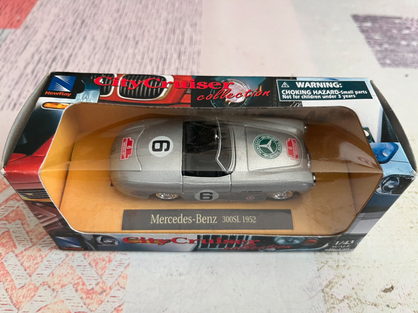 Voiture Miniature Mercedes Benz 300SL 1952 New Ray City Cruiser 1/43