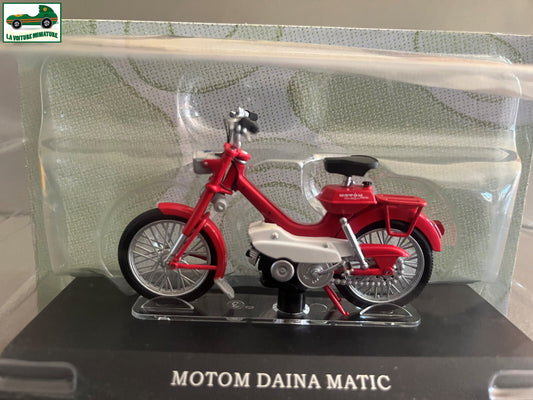 Moto Cyclomoteur miniature Motom Daina Matic Leo Models 1/18