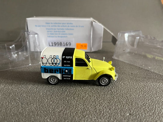 Voiture miniature Citroen 2CV Berliet Hors Série Hachette 1/43