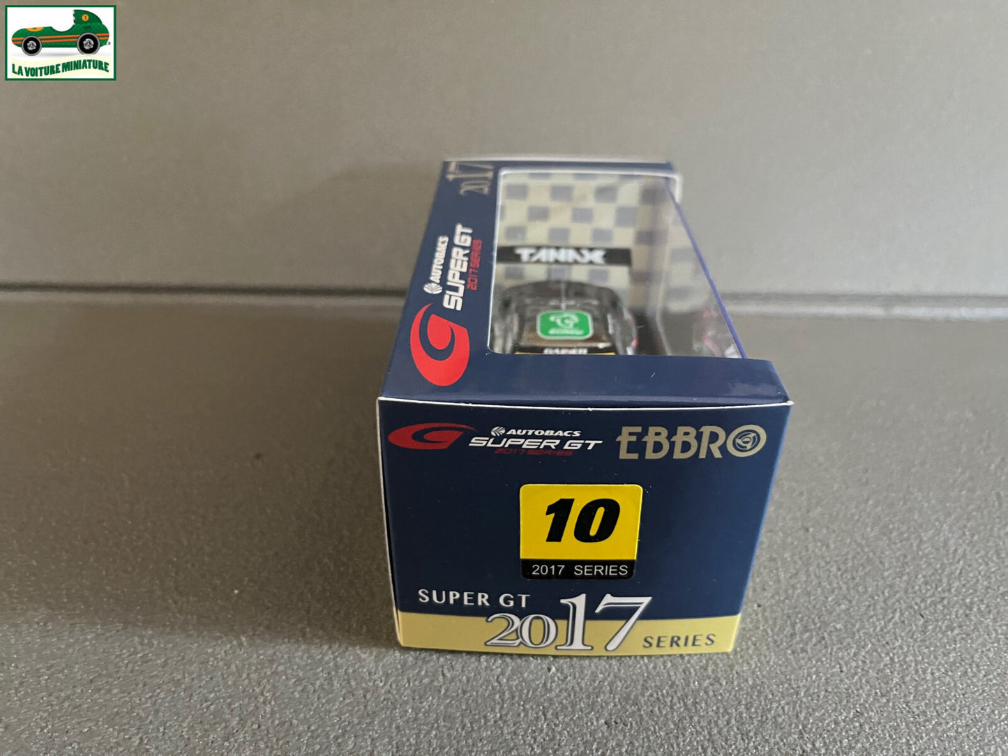 Voiture Miniature Gainer Tanax Triple A GT-R Super GT GT300 2017 Ebbro au 1/43
