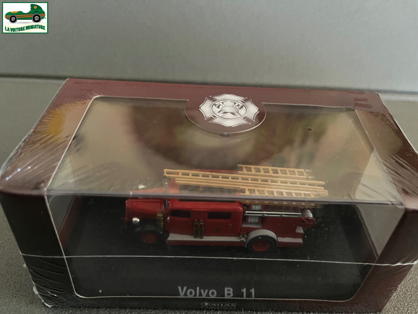 Voiture miniature Camion Pompiers Volvo B 11 Editions Atlas au 1/72