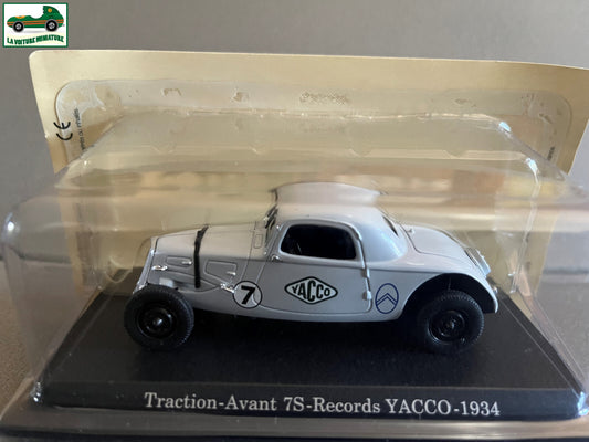 Voiture Miniature Citroen Traction Avant 7S Records YACCO 1934 au 1/43