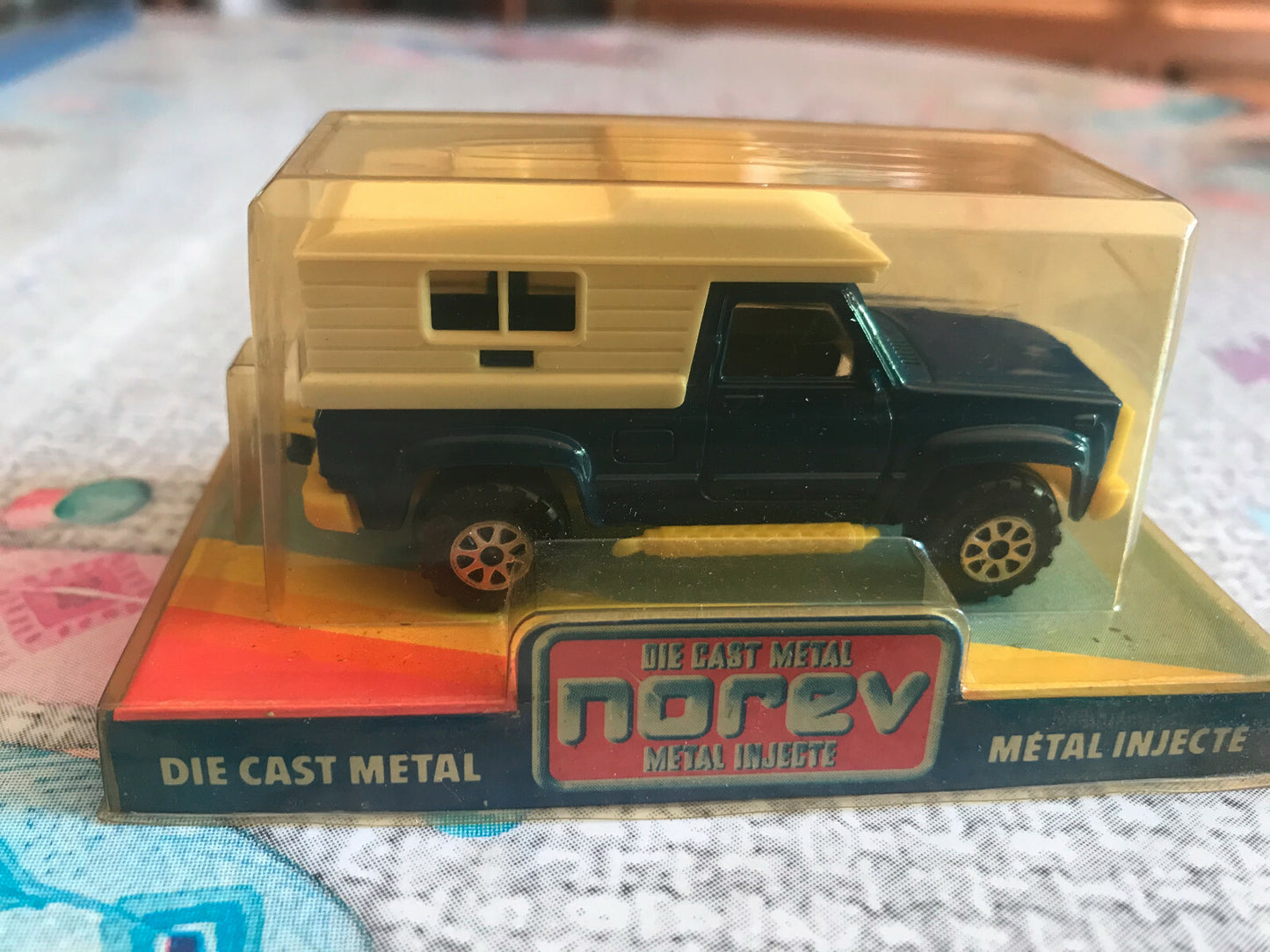 Ancienne Voiture Norev Miniature Minijet 4x4 Pick Up Camping 400 Type Majorette