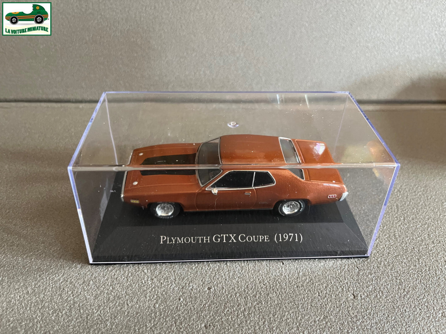 Voiture Miniature American Cars Plymouth GTX Coupé 1971 Altaya 1/43