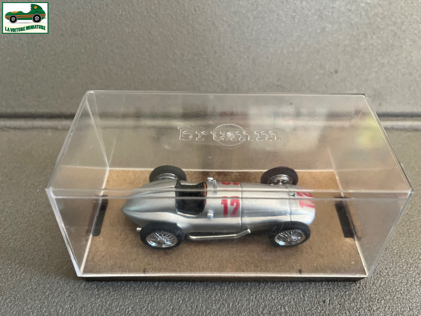 Voiture Miniature Mercedes Benz Course #12 Brumm au 1/43